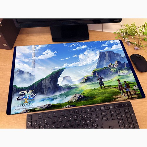 イースX -NORDICS- ラバーマット（エステリアを旅立つアドルとドギ） ラバーマット（エステリアを旅立つアドルとドギ）