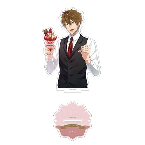 【オトメイト×ビーズログ】「with sweets」アクリルスタンド『スペードの国のアリス ～Wonderful Black World～』エース エース