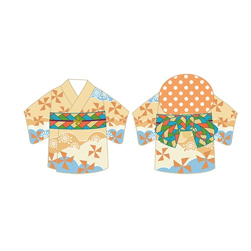 ときめきメモリアル Girl's Side 4th Heart 浴衣セット（かざぐるま柄） かざぐるま柄