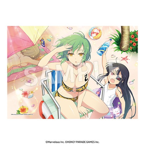 閃乱カグラ　A3判クリアポスター 日影 ver. 日影 ver.