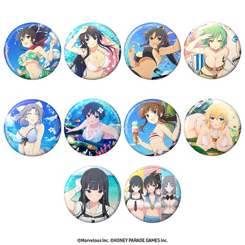 閃乱カグラ　76mm缶バッジ vol.2 パッケージ版 Vol.2　パッケージ版