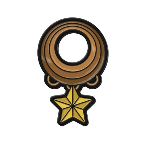 朗読劇　ファイナルファンタジーXI 異聞のウタイビト　ピンバッジ　胡蝶のイヤリング