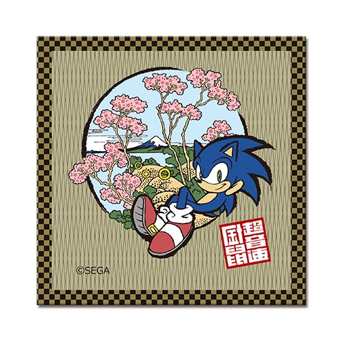 「和ソニック」品川景 御殿山図 畳コースター※2025年11月中旬出荷分 品川景 御殿山図