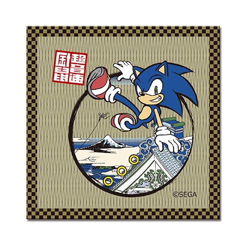 「和ソニック」浅草景 屋根超之図 畳コースター※2025年11月中旬出荷分 浅草景 屋根超之図