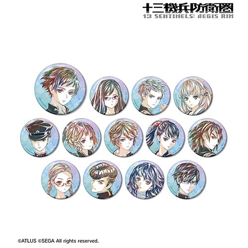 『十三機兵防衛圏』 トレーディング Ani-Art 缶バッジ（単品） 単品