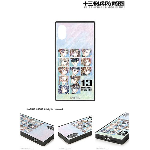 『十三機兵防衛圏』 集合 Ani-Art スクエア強化ガラスiPhoneケース（対象機種／iPhone 11／XR） iPhone 11／XR