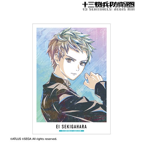 『十三機兵防衛圏』 関ヶ原 瑛 Ani-Art A3マット加工ポスター 関ヶ原 瑛