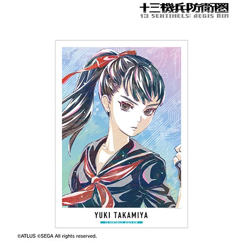 『十三機兵防衛圏』 鷹宮 由貴 Ani-Art A3マット加工ポスター 鷹宮 由貴