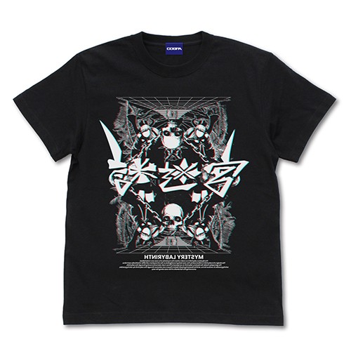 超探偵事件簿 レインコード 謎迷宮 Tシャツ/BLACK-XL BLACK-XL