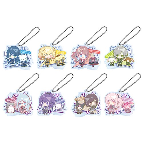 プロジェクトセカイ カラフルステージ！ feat. 初音ミク×サンリオキャラクターズ【BOX】ミニキャラアクリルキーホルダーコレクション A BOX（全8種） A BOX（全8種）