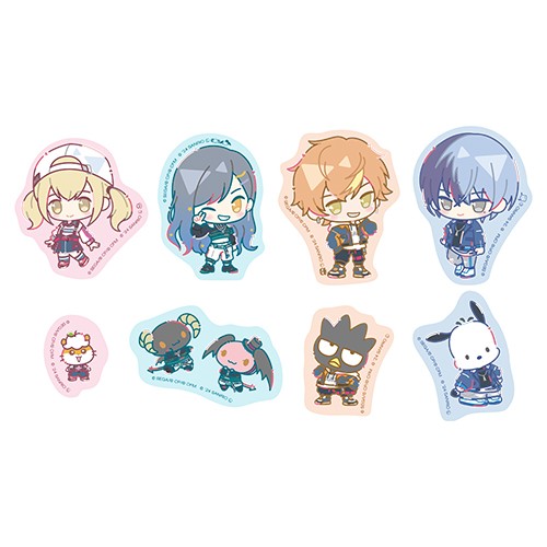 プロジェクトセカイ カラフルステージ！ feat. 初音ミク×サンリオキャラクターズミニキャラシールセット Vivid BAD SQUAD Vivid BAD SQUAD