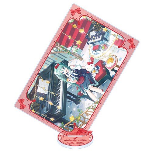 プロジェクトセカイ カラフルステージ！ feat. 初音ミク×サンリオキャラクターズカード型アクリルスタンド 初音ミク2 初音ミク2