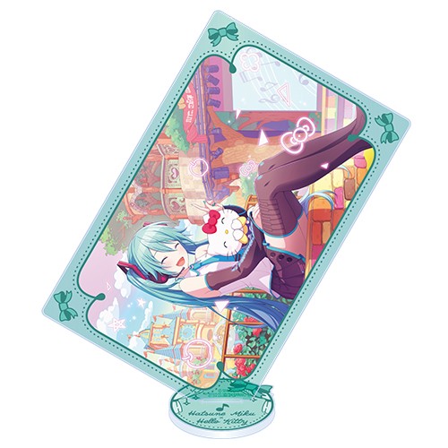 プロジェクトセカイ カラフルステージ！ feat. 初音ミク×サンリオキャラクターズカード型アクリルスタンド 初音ミク1 初音ミク1