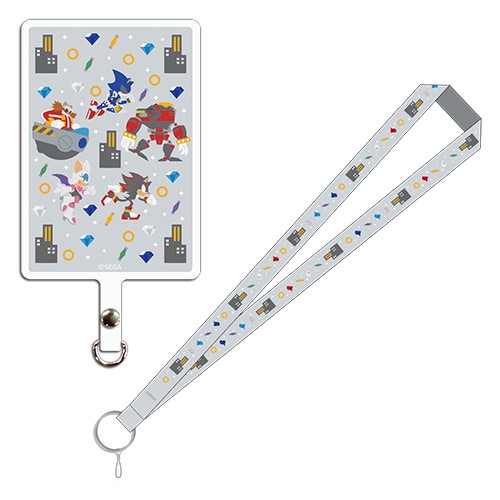 「ソニック・ザ・ヘッジホッグ」SONIC CARNIVAL TOKYO フォンタブ＆ネックストラップシャドウ ※2025年11月中旬出荷分 シャドウ