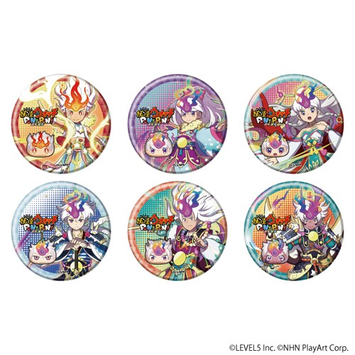「妖怪ウォッチ ぷにぷに」缶バッジ/ブラインド 単品(全6種)(第2弾01)※2025年11月中旬出荷分 第2弾01 単品