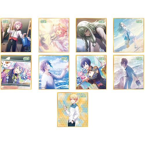 『プロジェクトセカイ カラフルステージ！ feat. 初音ミク』ミニ色紙コレクション 第34弾C【BOX】カナリアは窮境に歌う（全9種） 第34弾C BOX