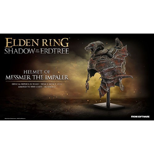 【抽選販売】『ELDEN RING SHADOW OF THE ERDTREE』「串刺し公、メスメル」1/1スケール ヘルメットレプリカ