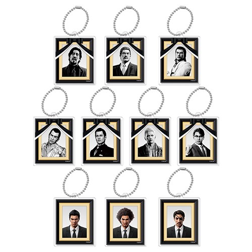 「龍が如く 散った男たち展」遺影アクリルチャームコレクション（全10種） 単品