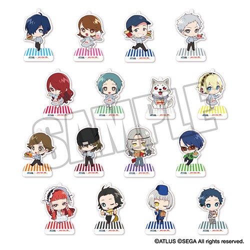 P3R×ウェンディーズ・ファーストキッチン　コラボ限定 アクリルスタンドキーホルダー