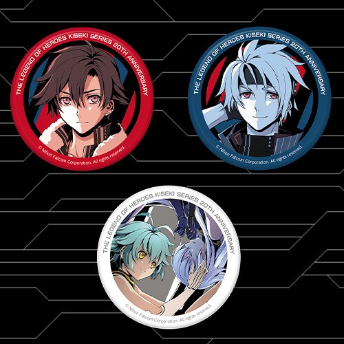 軌跡シリーズ20周年記念 メタリック缶バッジセット【3個set】《閃の軌跡 Ver.B》リィン旅装、クロウ、ミリアム＆アルティナ メタリック缶バッジ 3個set《閃の軌跡 Ver.B》