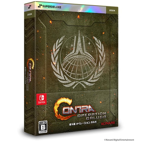 魂斗羅 オペレーションガルガ DELUXE EDITION Switch 3Dクリスタルセット(エビテン限定特典付き) Switch 限定版 3Dクリスタルセット (限定特典付き)