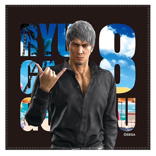 『龍が如く』ハンドタオル『8』桐生 一馬(アロハver.)※2025年11月中旬出荷分 『8』桐生 一馬(アロハver.)