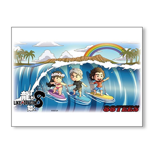 『龍が如く』ステッカー 『8』88 Tees 88 Tees