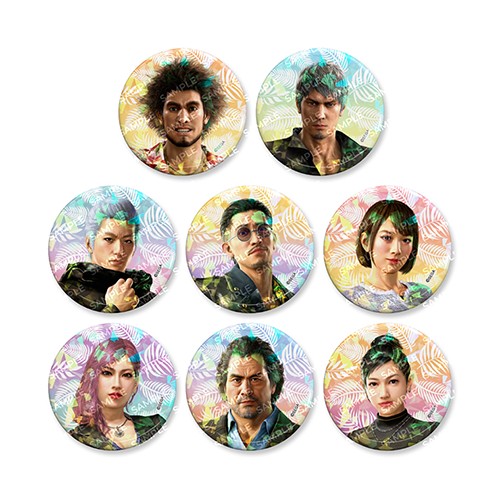 『龍が如く8』トレーディング ホログラム缶バッジ（全8種）BOX BOX