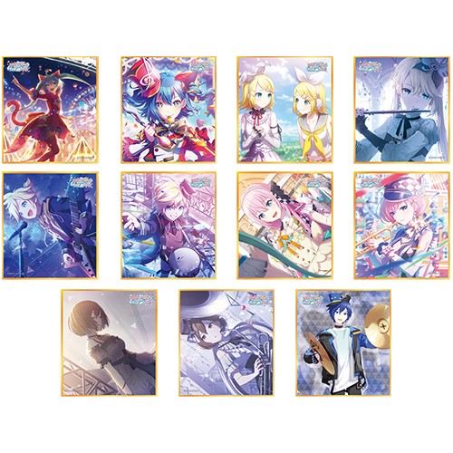 『プロジェクトセカイ カラフルステージ！ feat. 初音ミク』ミニ色紙コレクション 第38弾A【BOX】セカイに響け！Your Song（全11種） 第38弾A BOX