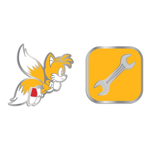 「ソニック・ザ・ヘッジホッグ」ベーシックシリーズ ピンバッジ02 テイルス ※2025年11月中旬出荷分 02 テイルス