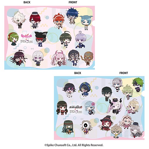 絶対絶望少女×ニューダンガンロンパV3×超探偵事件簿 レインコード コラボ限定A4クリアファイル2枚セット