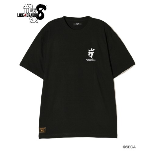 【龍が如く8 × glamb】Kazuma Kiryu T-shirts BlackM ※2025年11月中旬出荷分 Black M