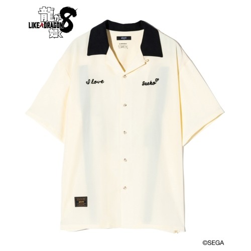 【龍が如く8 × glamb】Saeko Mukoda Shirts WhiteL White L