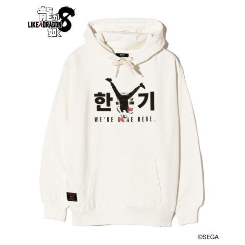 【龍が如く8 × glamb】Joongi Han Hoodie WhiteXL ※2025年11月中旬出荷分 White XL