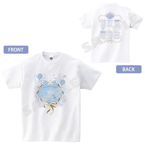 『プロジェクトセカイ 4th Anniversary 感謝祭』TシャツXLサイズ ※2025年11月中旬出荷分 XLサイズ
