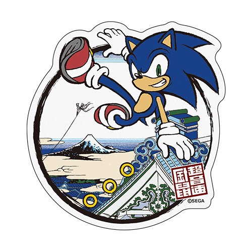 「和ソニック」浅草景 屋根超之図 ダイカット和紙ステッカー※2025年11月中旬出荷分 浅草景 屋根超之図
