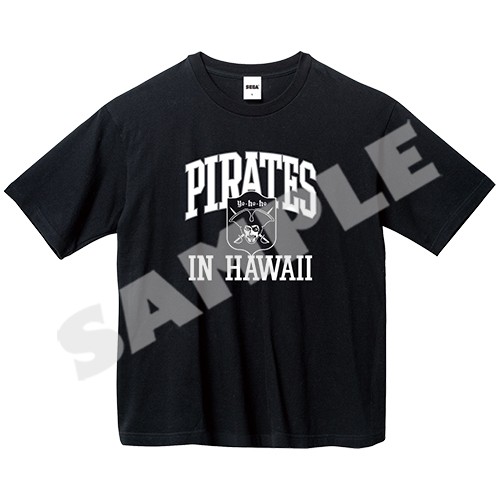 『龍が如く８外伝 Pirates in Hawaii』ビッグシルエット オリジナルエンブレムTシャツLサイズ ※2025年11月中旬出荷分 Lサイズ