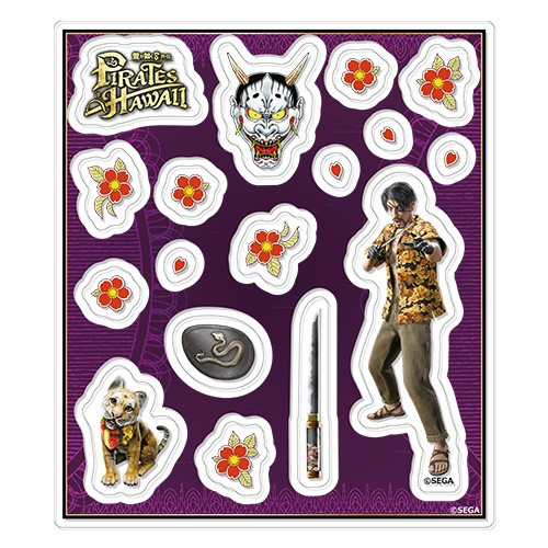 『龍が如く』アクリルフレークパーツ『8外伝』真島吾朗 狂犬ver.※2025年11月中旬出荷分 真島吾朗 狂犬ver.