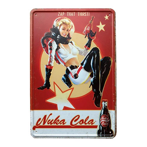 【Fallout】メタルサイン "ヌカ・コーラ・ガール"※2025年11月中旬出荷分 メタルサイン "ヌカ・コーラ・ガール"