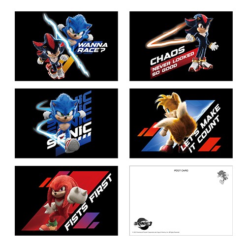 『ソニック × シャドウ TOKYO MISSION』ポストカード５枚セット※2025年11月中旬出荷分