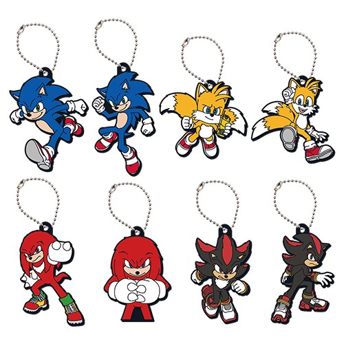 『ソニック × シャドウ TOKYO MISSION』ラバーチャームコレクション【単品】※2025年11月中旬出荷分 ラバーチャームコレクション【単品】