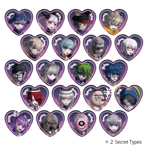 超探偵事件簿 レインコード　ハート型缶バッジBOX（22種入り）※2025年11月中旬出荷分