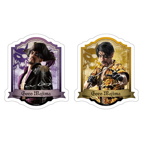 『龍が如く8外伝 Pirates in Hawaii』真島吾朗 （パイレーツ＆狂犬）ダイカットステッカーセット ※2025年11月中旬出荷分