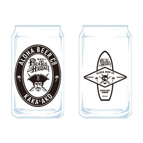 『龍が如く8外伝 Pirates in Hawaii』ALOHA BEER ビール缶型グラス※2025年11月中旬出荷分