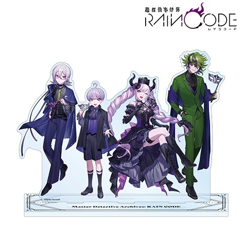 本田ロアロさんイラスト 集合 仮面舞踏会ver. BIGアクリルスタンド【超探偵事件簿 レインコード】