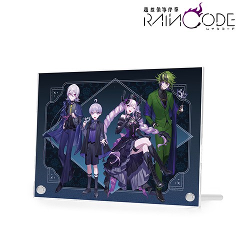 本田ロアロさんイラスト 集合 仮面舞踏会ver. A5アクリルパネル【超探偵事件簿 レインコード】 集合