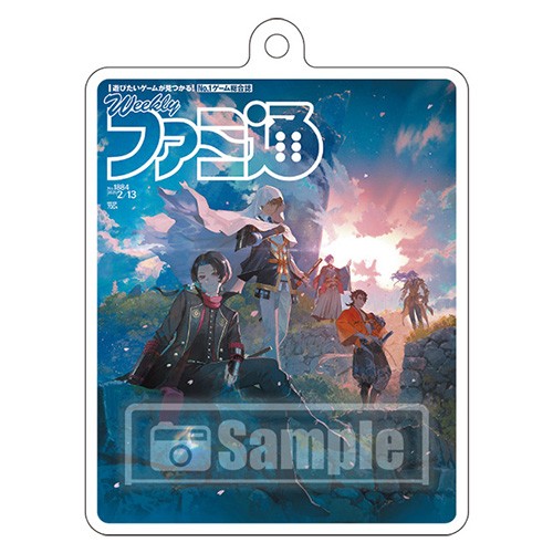 『刀剣乱舞ONLINE』十周年記念ファミ通表紙両面キーホルダー※2025年11月中旬出荷分 ファミ通表紙両面キーホルダー