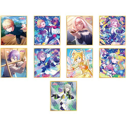 『プロジェクトセカイ カラフルステージ！ feat. 初音ミク』ミニ色紙コレクション 第46弾C【BOX】perspective for smile（全9種） 第46弾C【BOX】