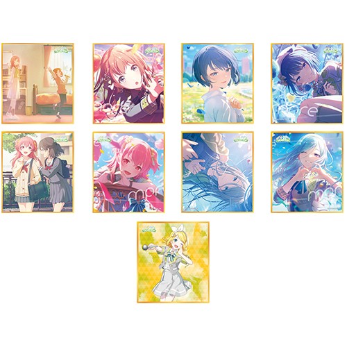 『プロジェクトセカイ カラフルステージ！ feat. 初音ミク』ミニ色紙コレクション 第46弾B【BOX】いつか花咲くステージへ（全9種） 第46弾B【BOX】