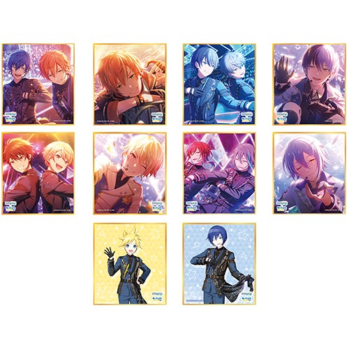 プロジェクトセカイ カラフルステージ！ feat. 初音ミク×あんさんぶるスターズ!!ミニ色紙コレクション【BOX】（全10種） ※2025年11月中旬出荷分 ミニ色紙コレクション【BOX】